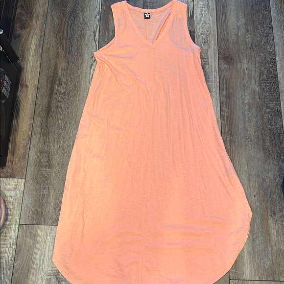 Pixie Lane Midi V-Neck Dress Size L - Picture 3 of 7
